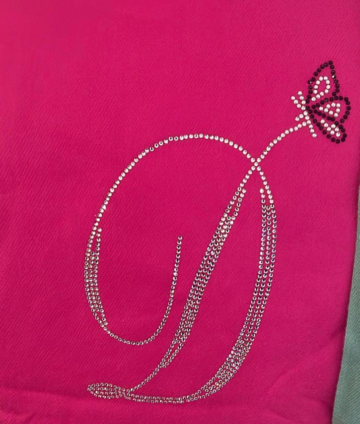 Shawls with initial 
